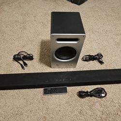 Vizio Soundbar And Subwoofer
