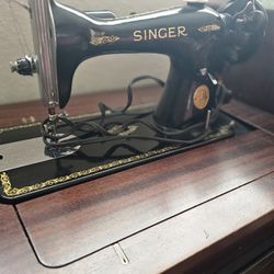 Antique Singer Sewing Table