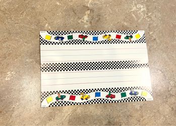 Desk or a table name tags – new – 70 racetrack theme – Classroom, school, Office, event, teacher
