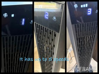 Used fan broken hinges