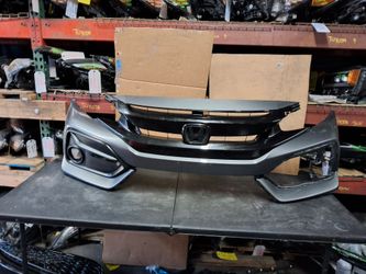 2017-2018-2019-2020-2021 HONDA CIVIC HATCHBACK FRONT BUMPER OEM USED #11811
