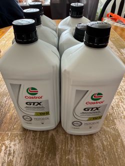 Castrol motor oil 10W-30 brand new.
