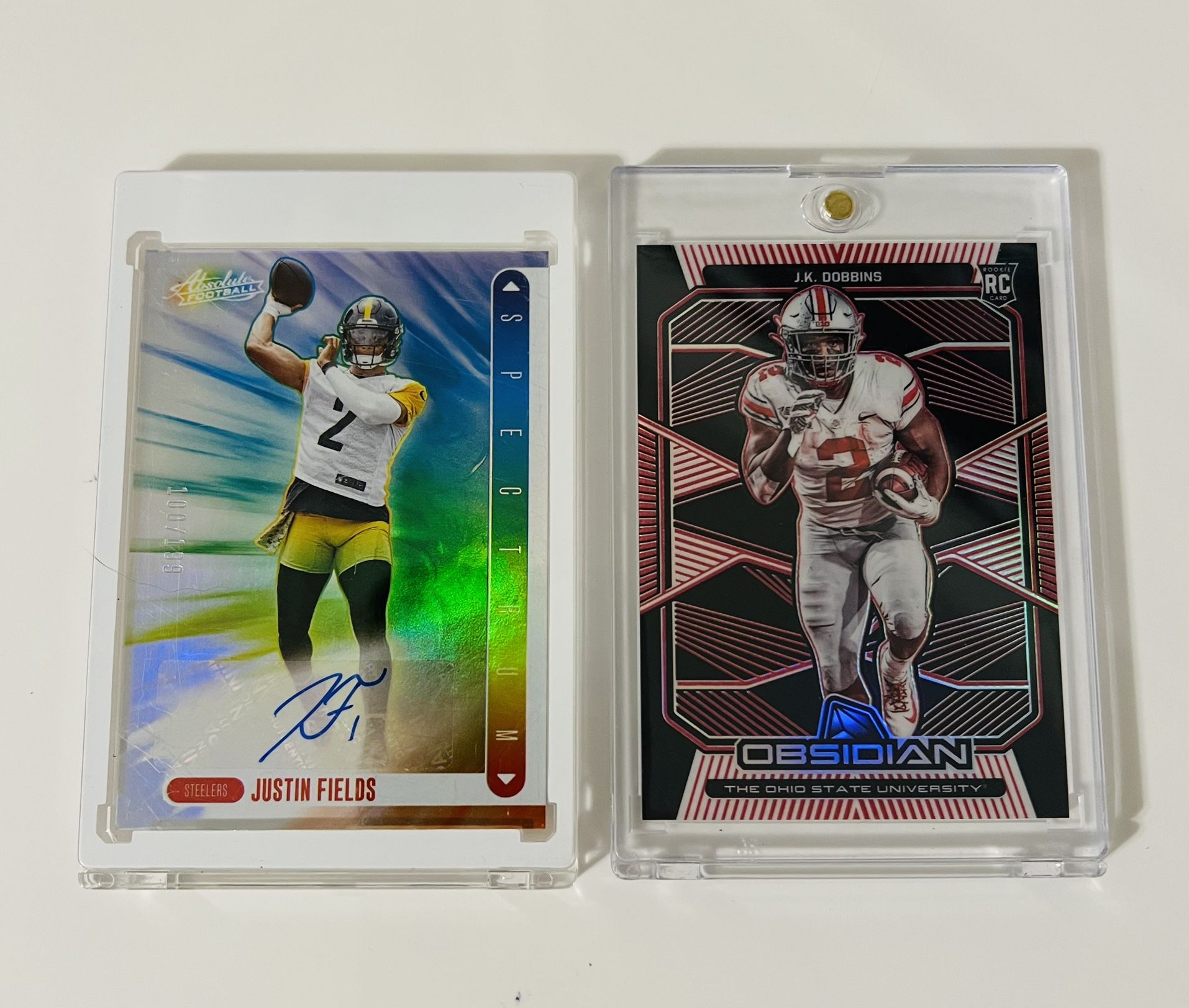 JK Dobbins - Justin fields Cards