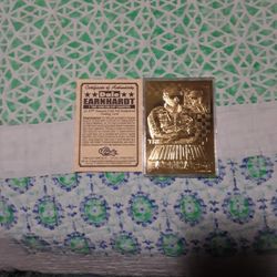 Dale Earnhart  23Kt Gold Trading Card