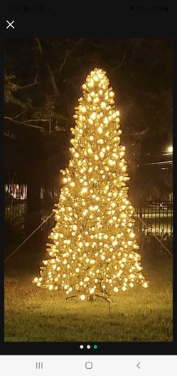 12 ft Artificial Christmas Tree with Stand "No lights "includes storage bag