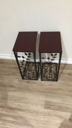 Pair of side tables