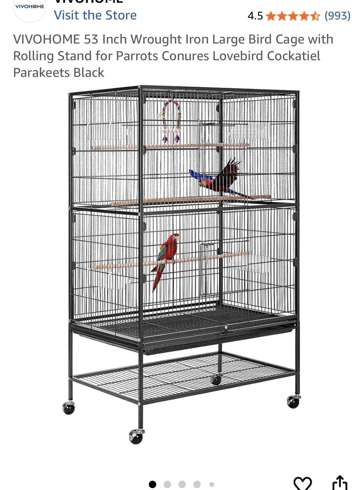 53inch bird cage