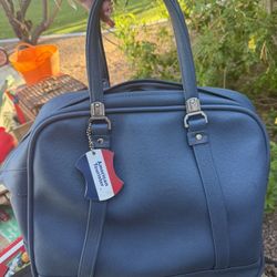American Tourister Navy Blue Carry-On Travel Tote