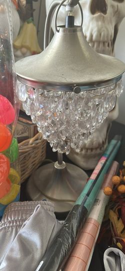 Crystal Chandelier Table Lamp