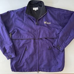 Small - Vintage University Of Washington UW Alumni Jacket Purple Windbreaker