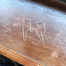 Lightning Hoop Earring
