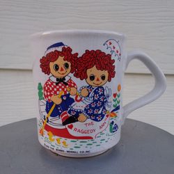 Vintage Raggedy Ann and Andy Coffee Mug