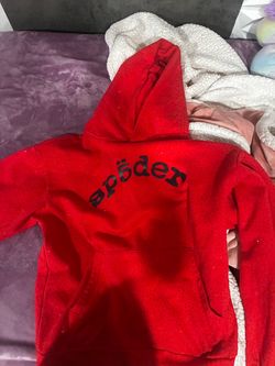 Sp5der Red Hoodie