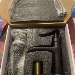 Mat Black Bathroom Faucet