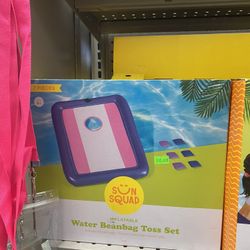 Sun Squad Inflatable Water Beanbag Toss Set