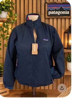 Patagonia men’s reversible Better Sweater Fleece Jacket in Navy Blue #outdoor #fleece size XXSmall new