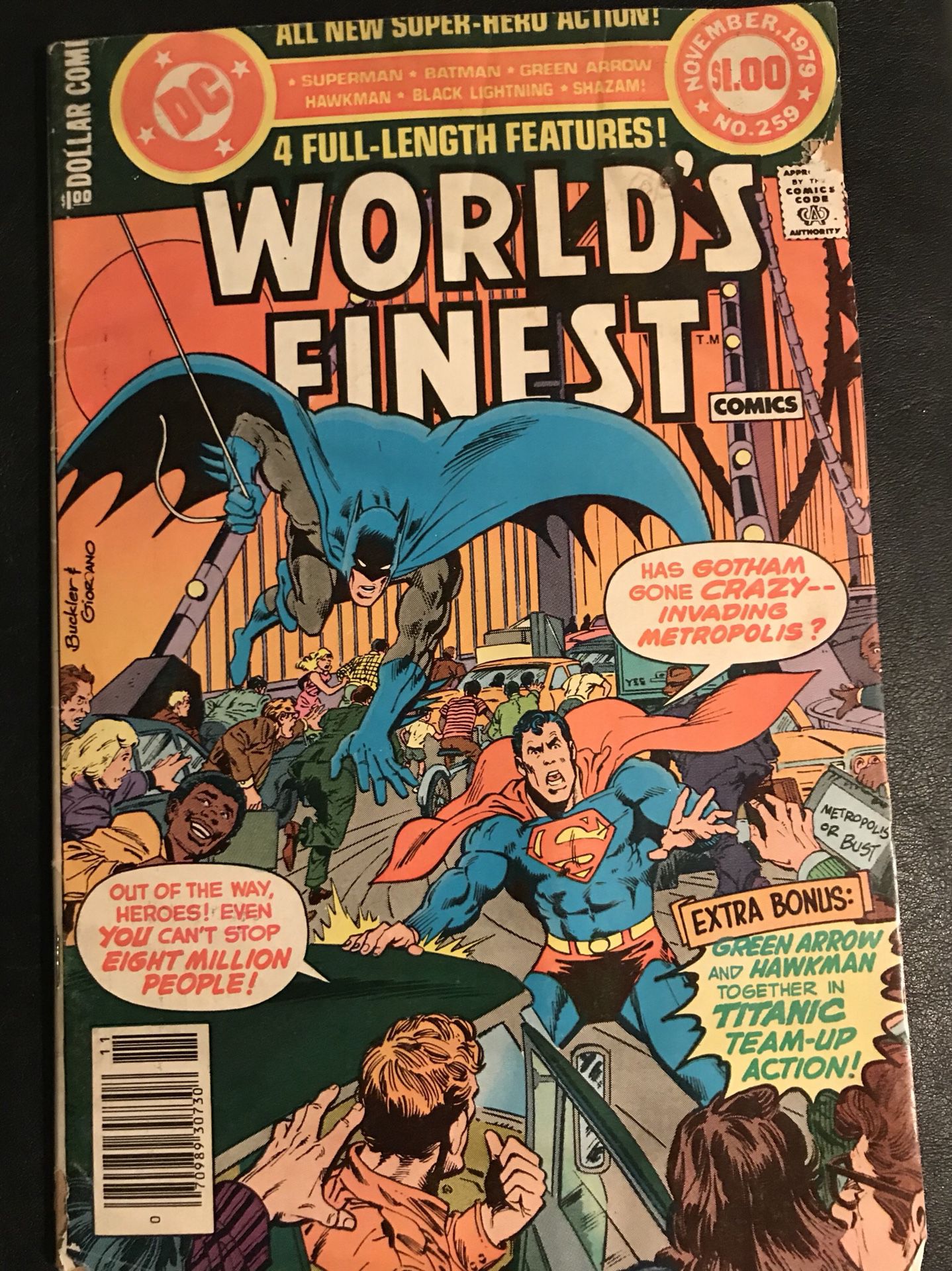 DC COMICS WORLDS FINEST VOL. 39 No. 359 Nov. 1979