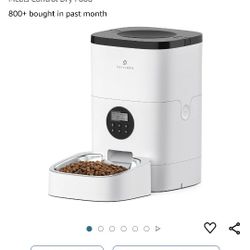 PETLIBRO Automatic Cat Feeder, Automatic Cat Food Dispenser with Timer Interactive Voice Recorder, Auto (Cat Feeder with 1-4 Meals Control Dry Food
80