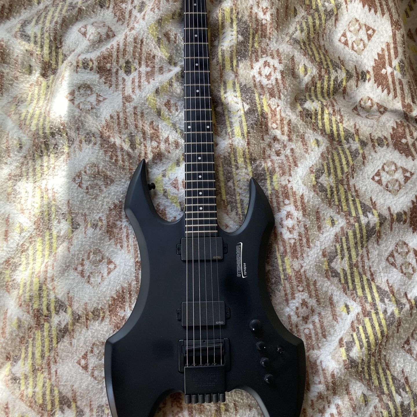 Steinberger Demon SD-2FPA TranScale Baritone Electric Guitar W 
