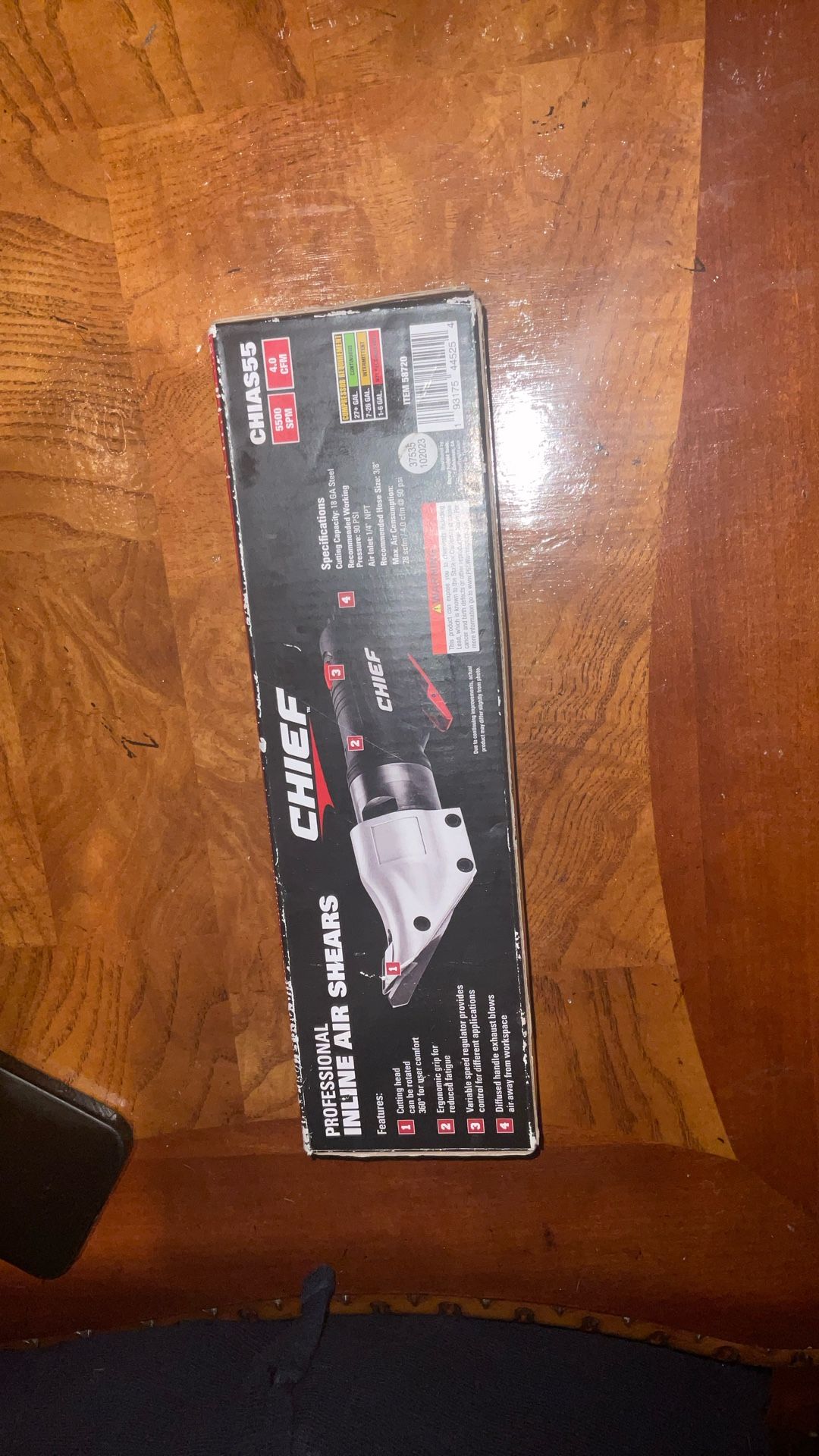 CHIEF Professional Inline Air Shears