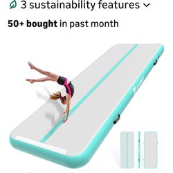 Inflatable gymnastics tumbling  track