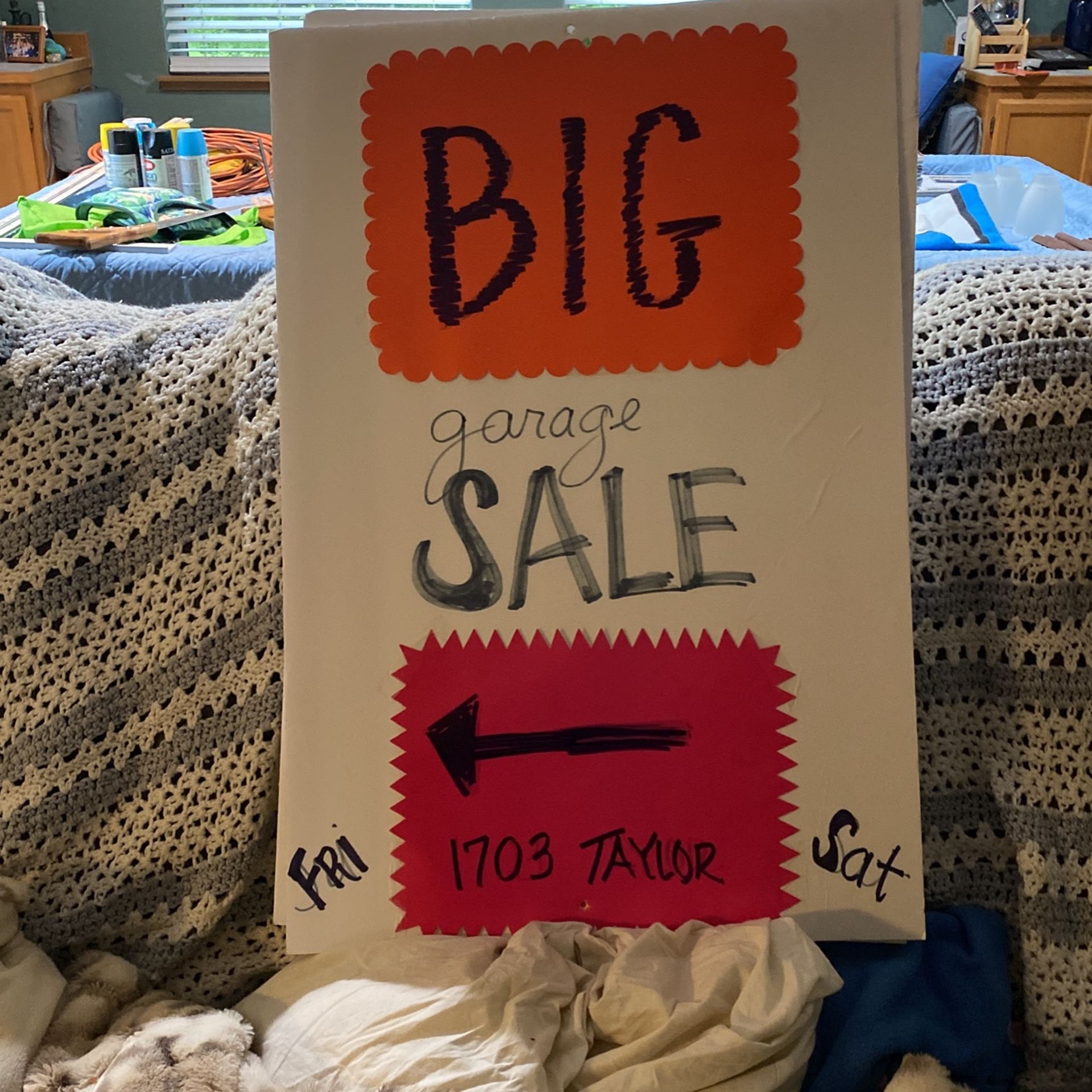 BIG Garage Sale. Fri- Sat. May 29-30