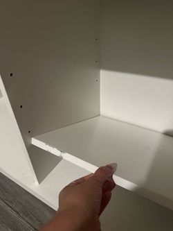 White tv stand