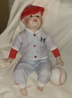 Yolanda Bello Michael Baseball Player Ashton Drake Porcelain Doll