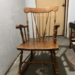 Small Vintage Rocking Chair 