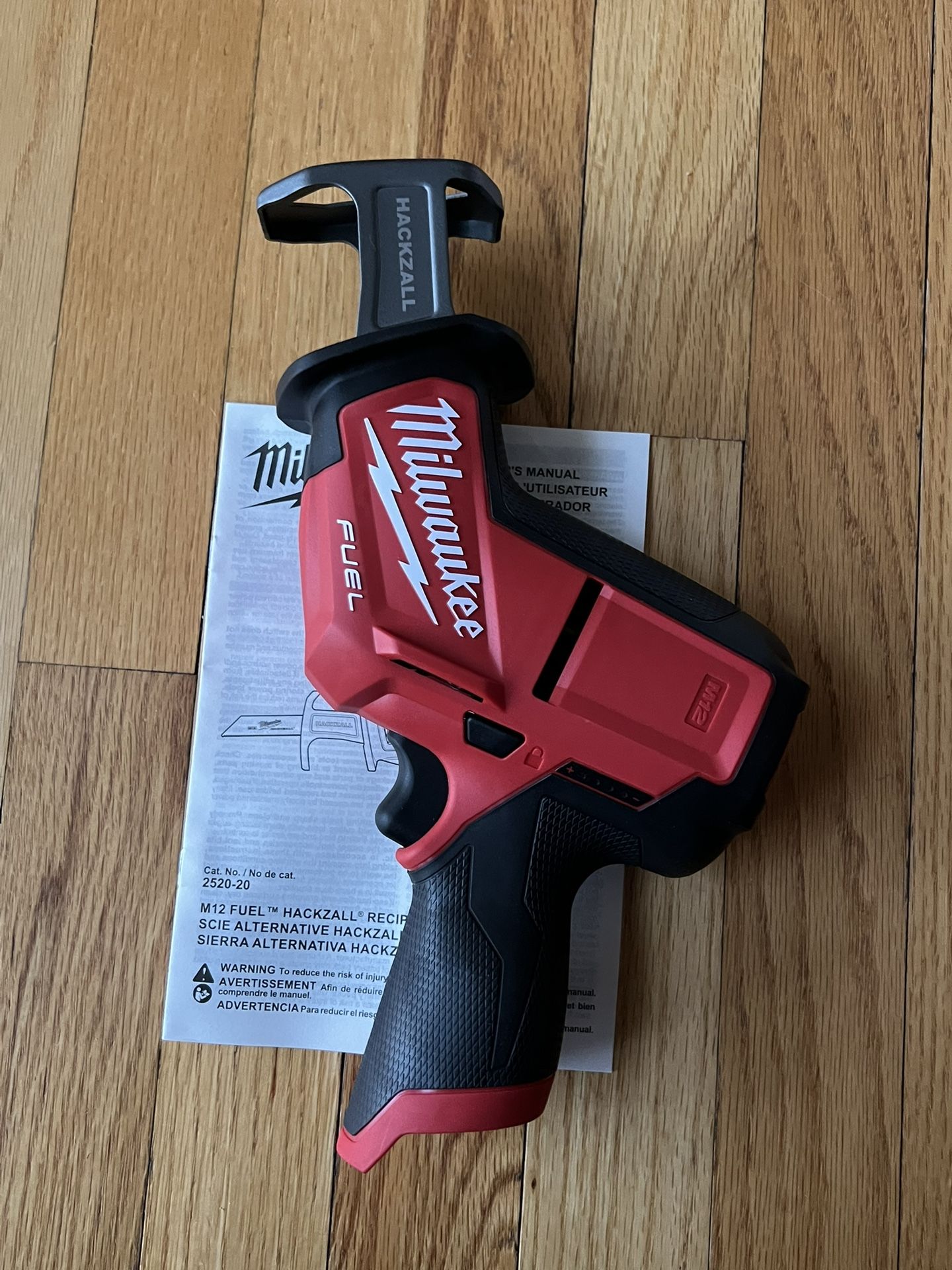 Milwaukee M12 Fuel 2520-20 Hackzall Reciprocating Saw (Tool Only)
