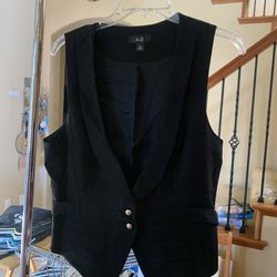 Black Pants  & Vests, 10-1X (work or dress)