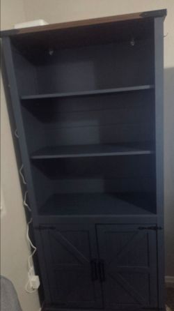 Book shelf with cabinet