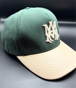 Amiri MA Logo Baseball Cap Green Tan