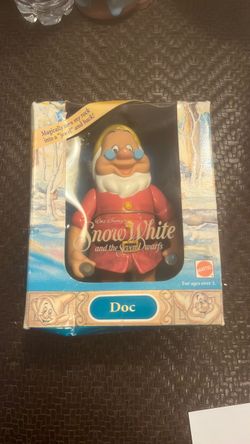 Vintage 1992 Disney's Snow White & Seven Dwarfs "DOC" Doll Figure, Mattel