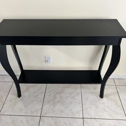 Console Table - Entrance Table - Black - Wood