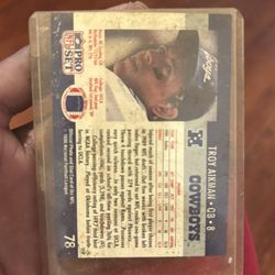 TROY AIKMAN ROOKIE CARD