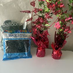 Party Balloons and Gift Weight/table Center 
