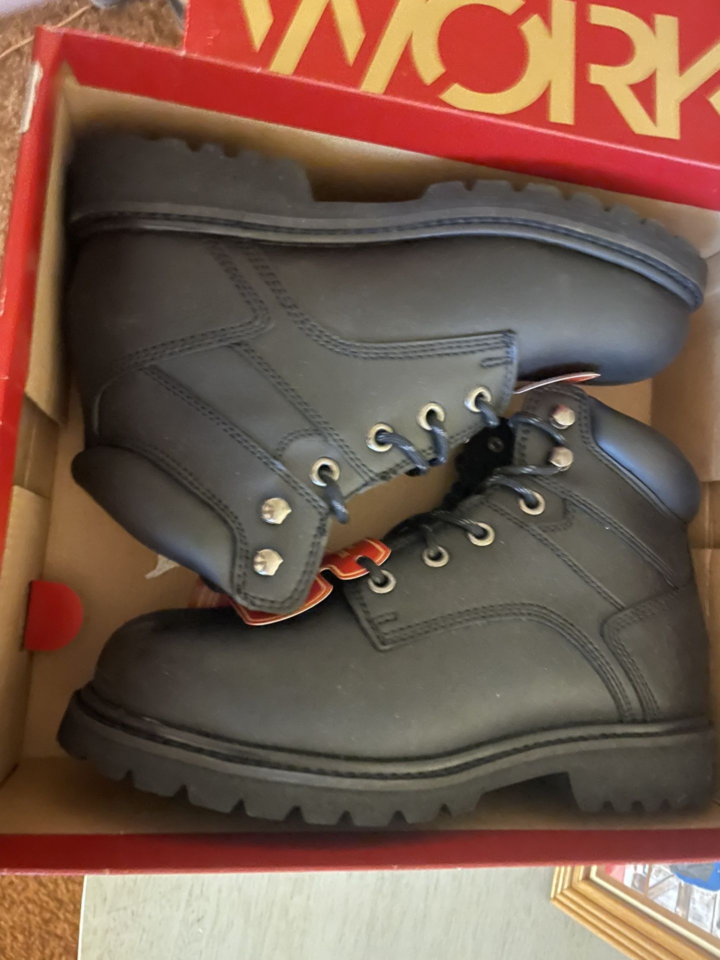 Black Dexter Work Boots (Brand New)