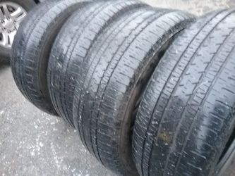 Four (4) tires Bridgestone P275/55R20