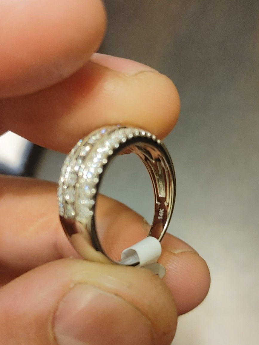 Keepsake 14k Gold Ring 1/2 C Cttw Genuine Diamond Size