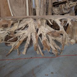 Tall Root Console Table Hallway Decor 