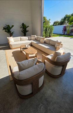 Gorgeous V|V Kalea Teak Sectional Set (2 different options)