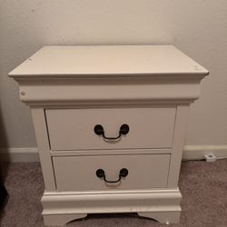 white nightstand 