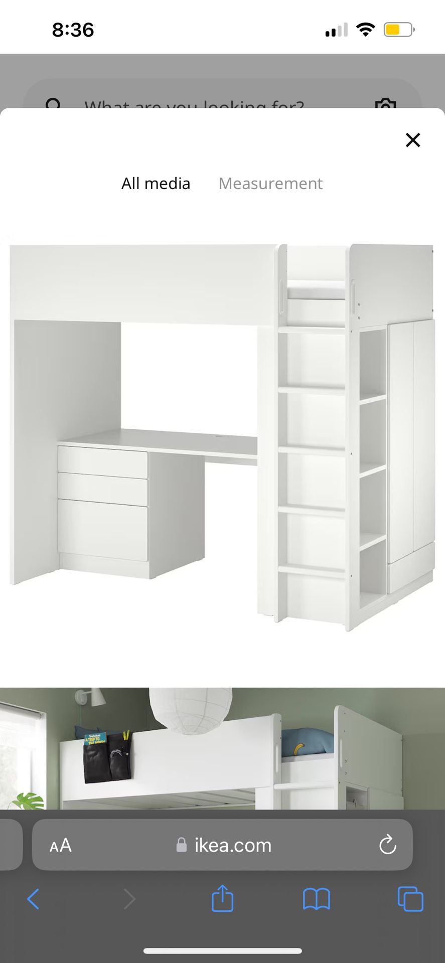 Twin Loft With Desk And Closet 