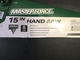 15" hand saw