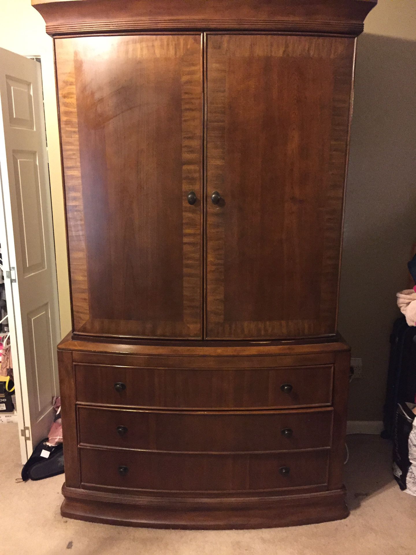 Solid Wood Ashley Armoire