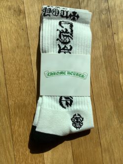 Chrome heart sock