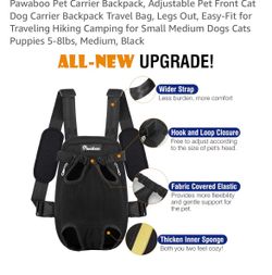 Pawaboo pet carrier