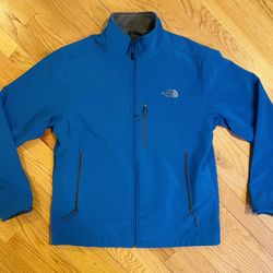 The North Face Apex Bionic Soft Shell Jacket Mens Large Blue T183