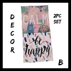 *2Pc Home Wall Decor Set